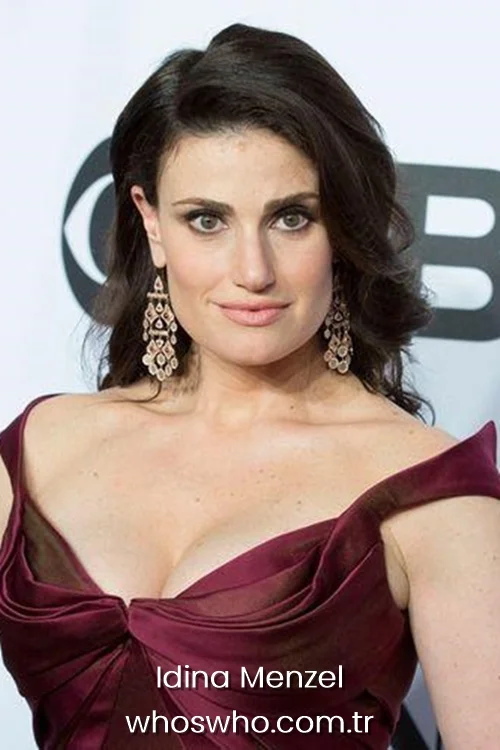 Biography profile photo of Idina Menzel, exploring their age, birthplace, and career history. 