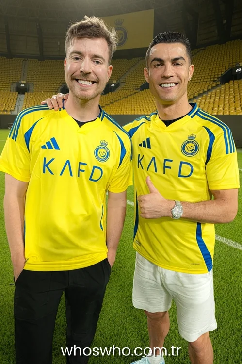 mr beast and cristiano ronaldo