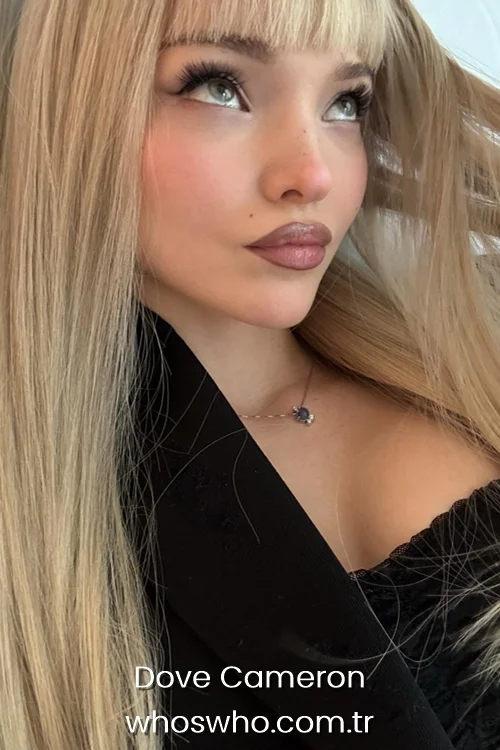Biography profile photo of Dove Cameron, exploring their age, birthplace, and career history. 