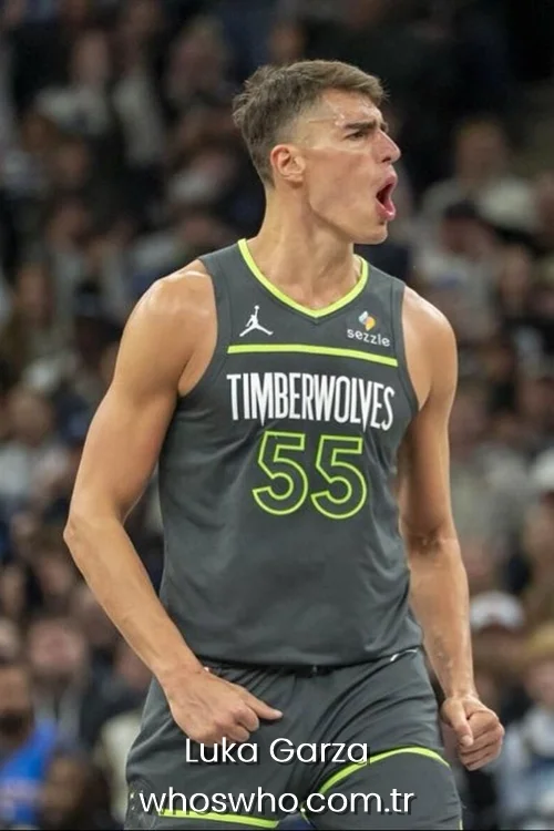 Biography profile photo of Luka Garza, exploring their age, birthplace, and career history. 