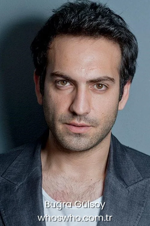 Close-up portrait of Turkish actor Buğra Gülsoy.