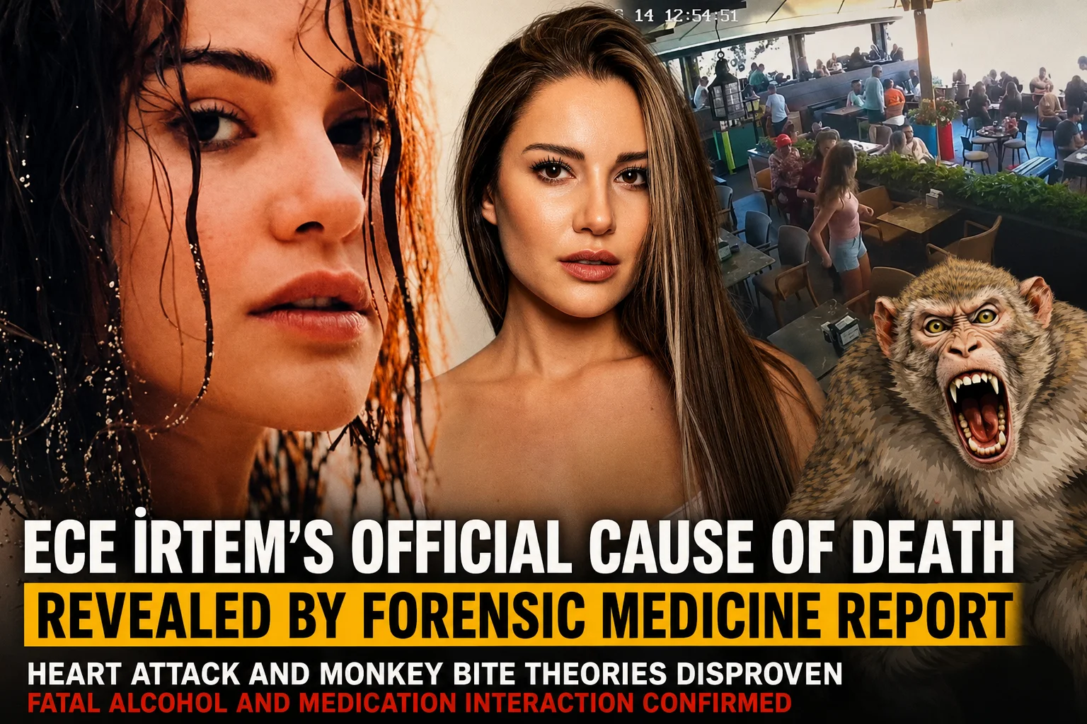 Ece İrtem's Official Cause of Death Revealed by Forensic Report 1 Ece İrtem official cause of death revealed after forensic medicine report ruled out heart attack and monkey bite theories.