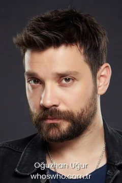 Oguzhan Ugur looking at the camera wearing a black shirt.