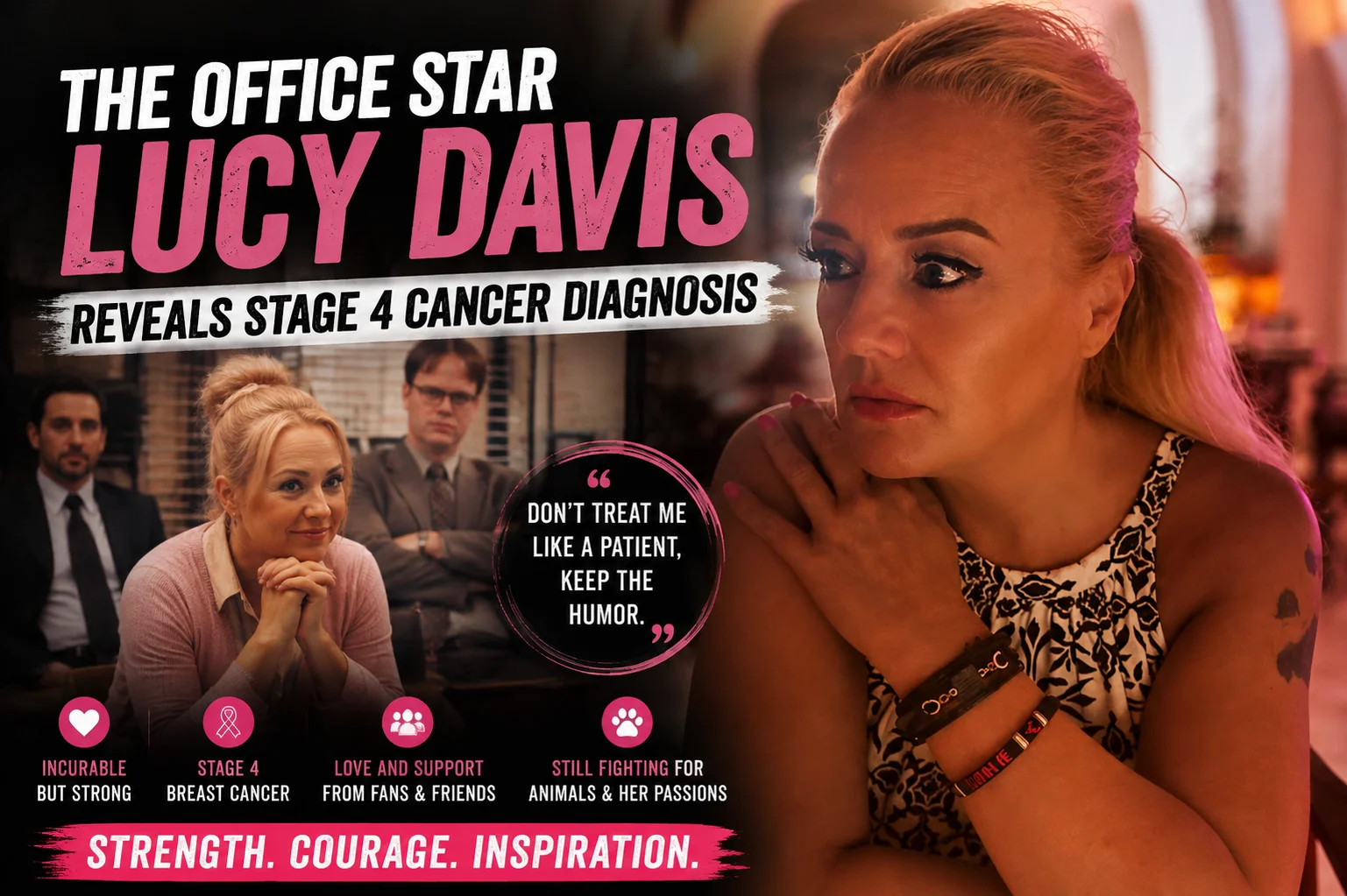 The Office Star Lucy Davis Shares Incurable Stage 4 Cancer Diagnosis