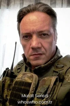Murat Serezli career Turkish actor Murat Serezli posing in military camouflage uniform as Colonel Halil Ibrahim Kopuz in Savasci drama series